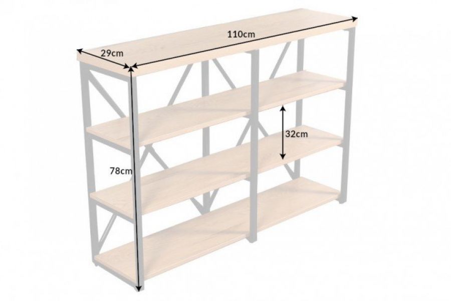 Regał Studio 110cm - Invicta Interior