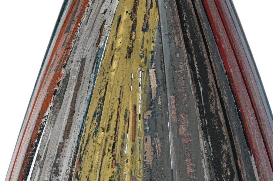 Regały Łódki Jakarta drewniane zestaw 3 szt color