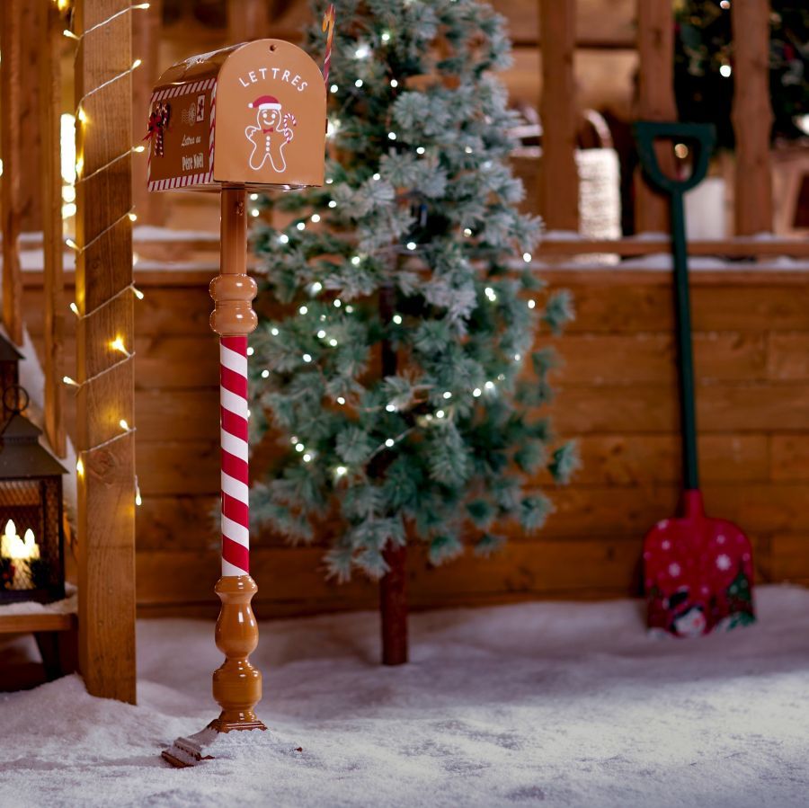 Skrzynka świąteczna Gingerbread na listy do Św. Mikołaja