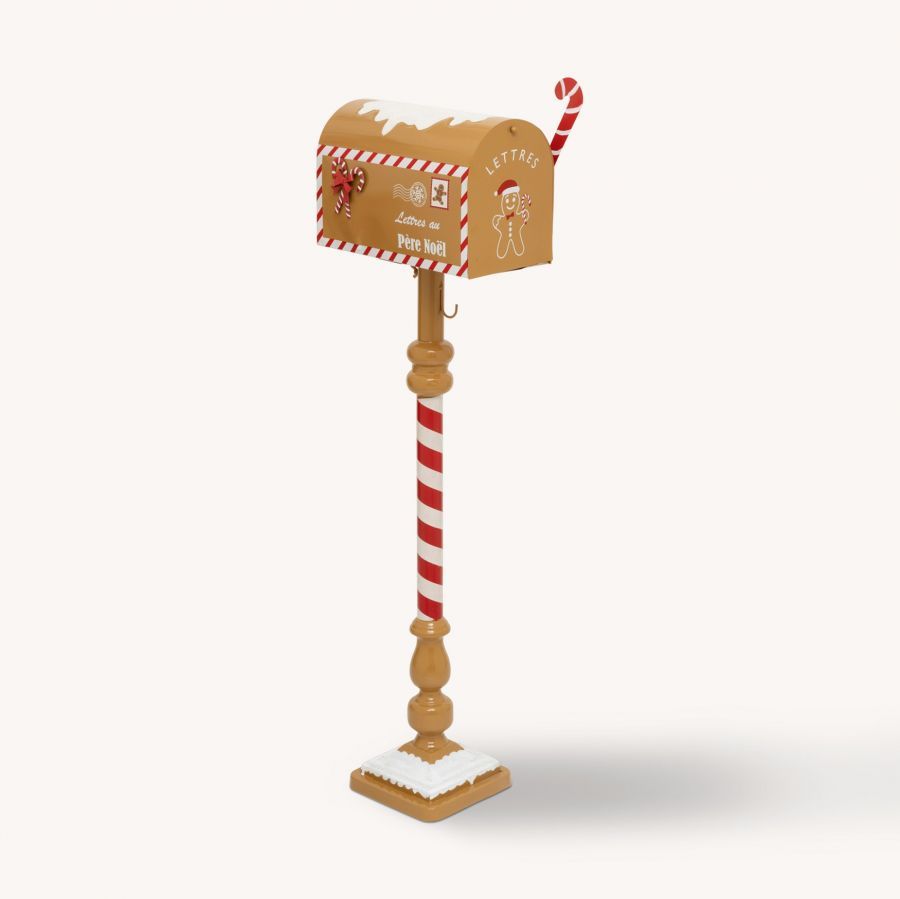 Skrzynka świąteczna Gingerbread na listy do Św. Mikołaja