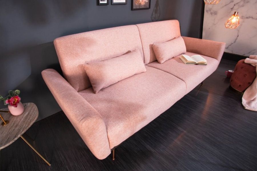 Sofa Bellezza 210 cm różowa  - Invicta Interior