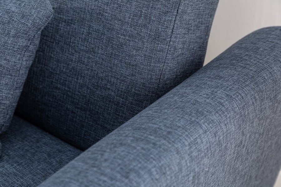 Sofa Bellezza 208cm niebieska - Invicta Interior