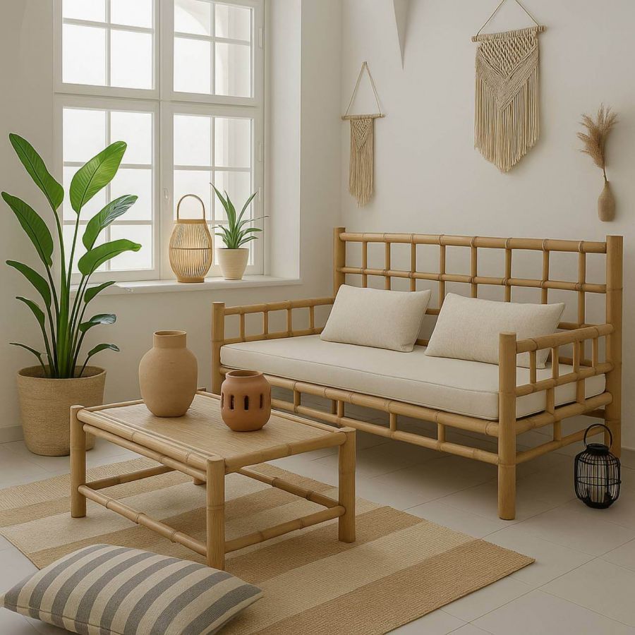 Sofa Boho Bambusowa - Item International