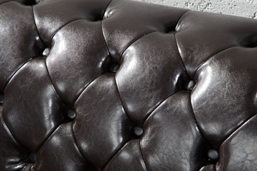 Sofa Chesterfield Oxford 2 coffee  - Invicta Interior