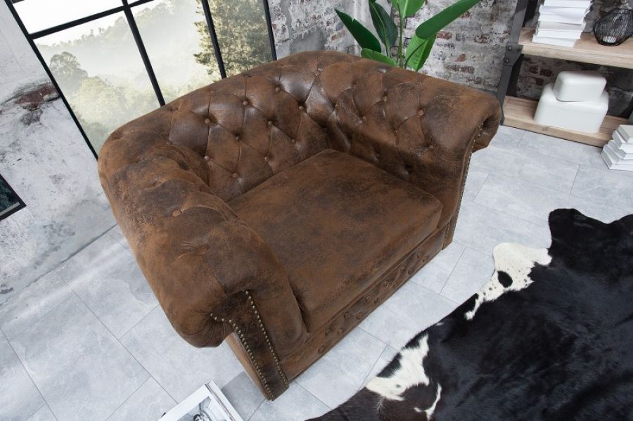 Sofa Chesterfield Oxford vintage 1   - Invicta Interior