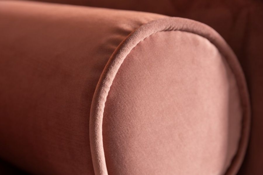 Sofa Cozy Velvet aksamitna różowa - Invicta Interior