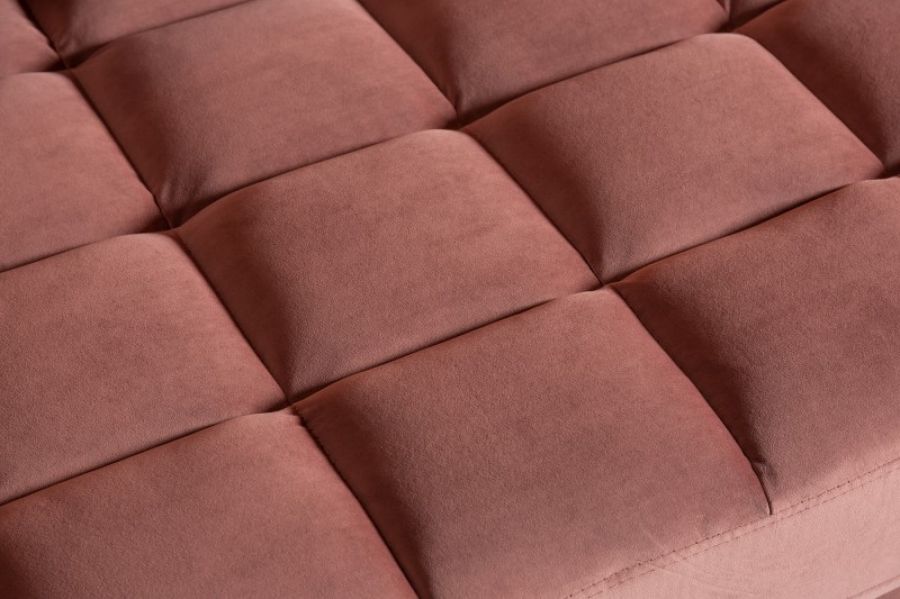 Sofa Cozy Velvet aksamitna różowa - Invicta Interior