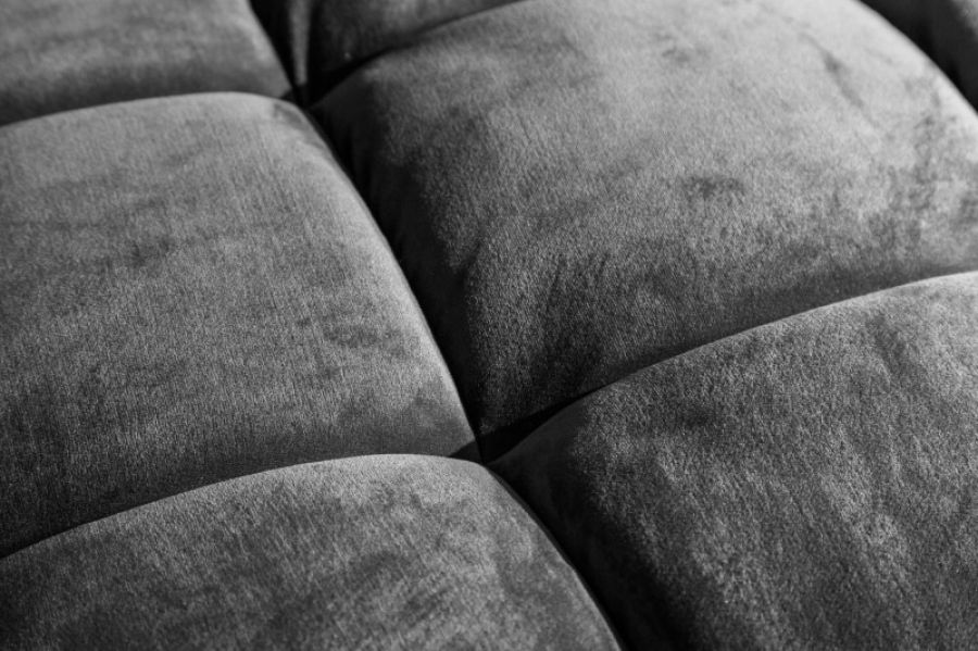 Sofa Cozy Velvet aksamitna szara - Invicta Interior