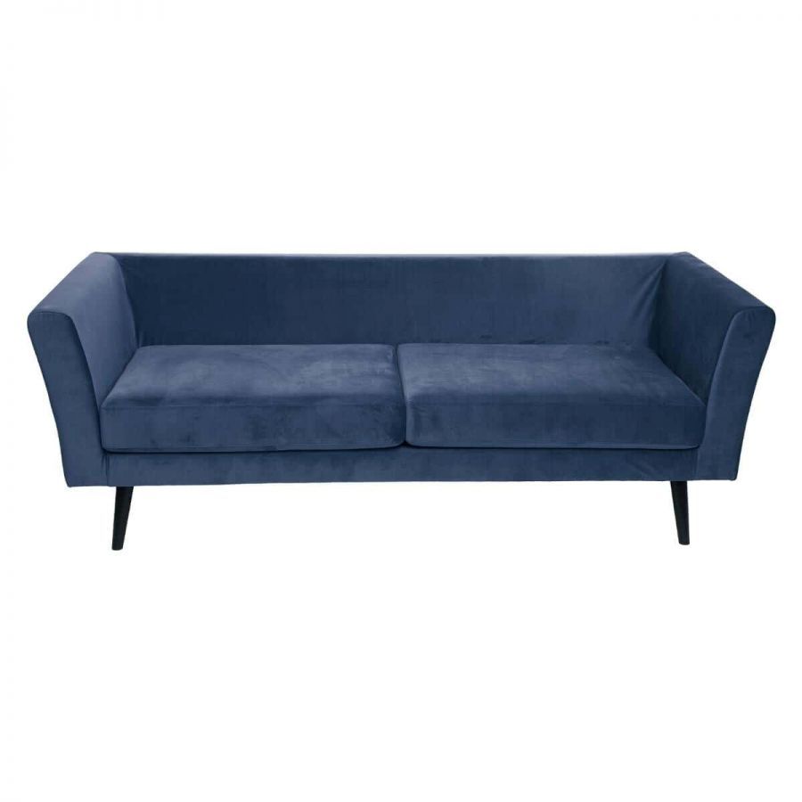 Sofa Eklektik aksamitna niebieska - Atmosphera