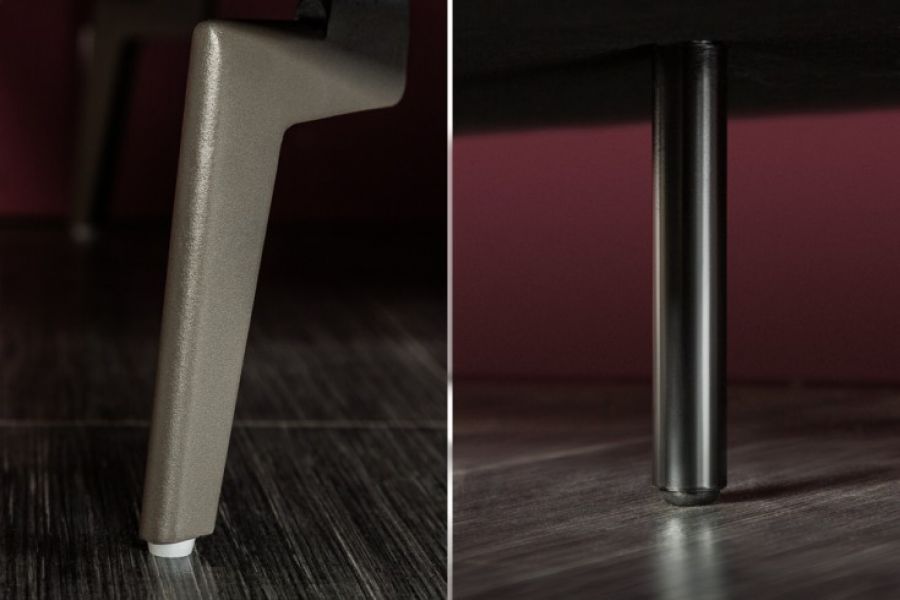 Sofa Famous szara aksamitna - Invicta Interior