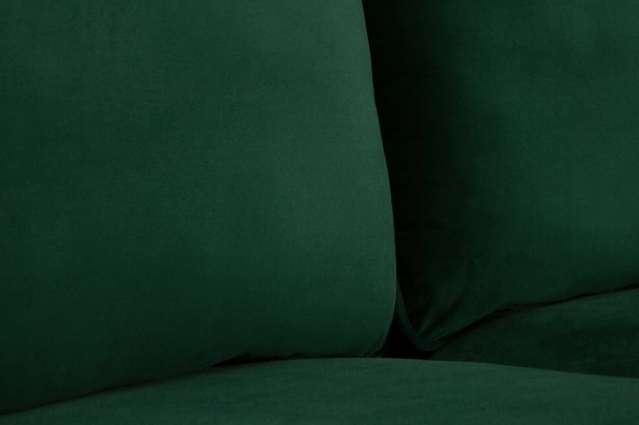 Sofa Famous zielona aksamitna - Invicta Interior