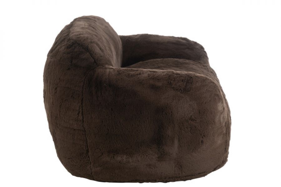Sofa futrzana Bear Cloud brązowa premium