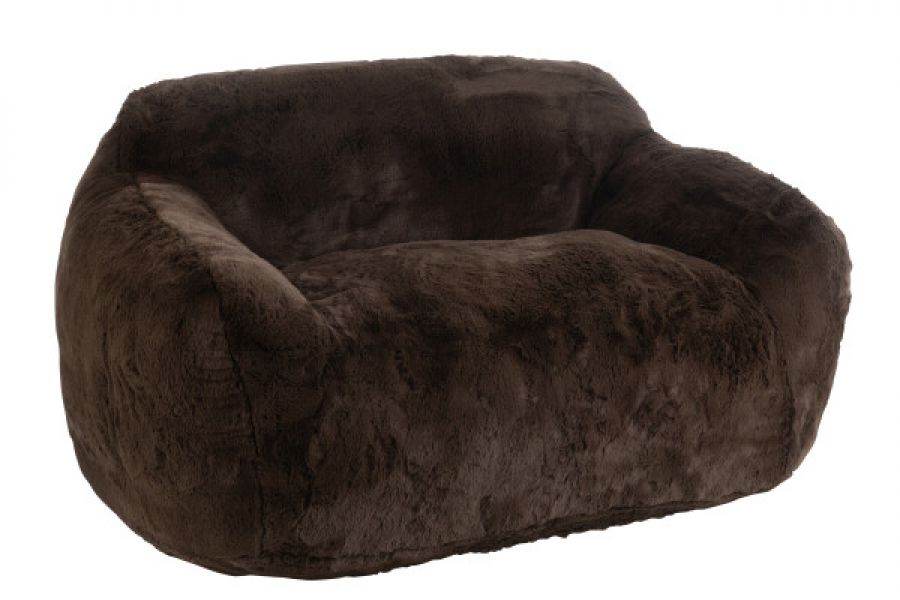 Sofa futrzana Bear Cloud brązowa premium