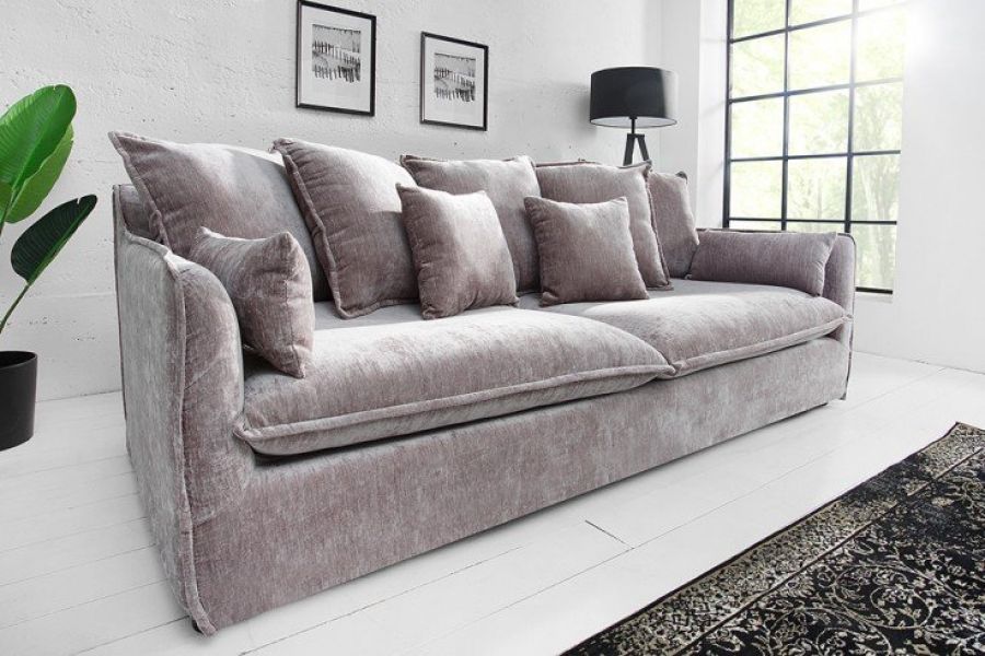 Sofa Heaven aksamitna taupe - Invicta Interior