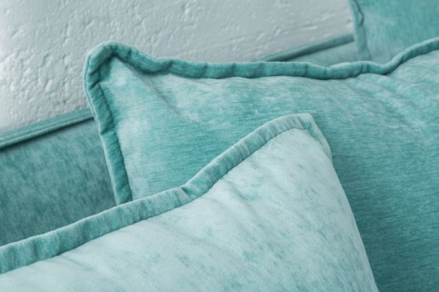 Sofa Heaven aqua aksamitna  - Invicta Interior
