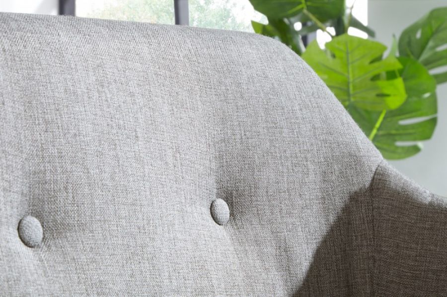 Sofa Ławka Scandinavia szara  - Invicta Interior