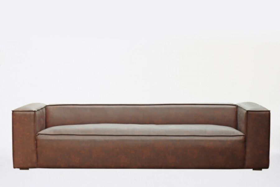 Sofa Lux Moderno ciemnobrązowa