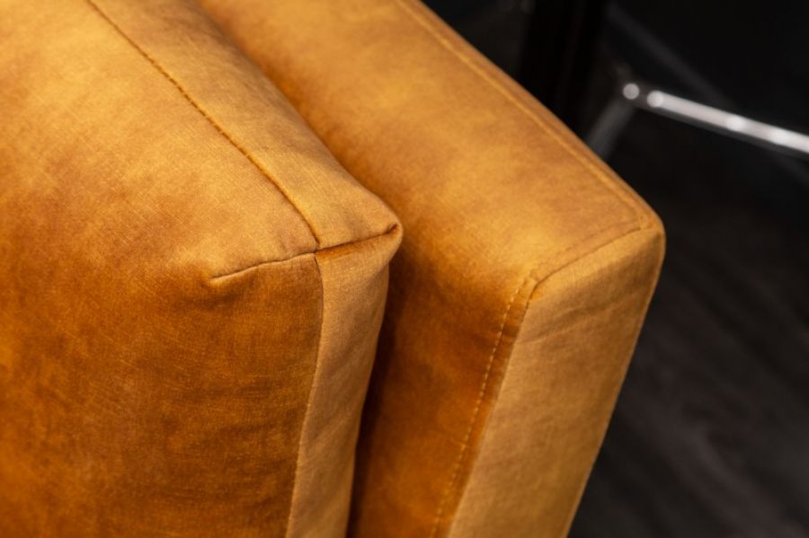 Sofa Marvelous musztardowa - Invicta Interior