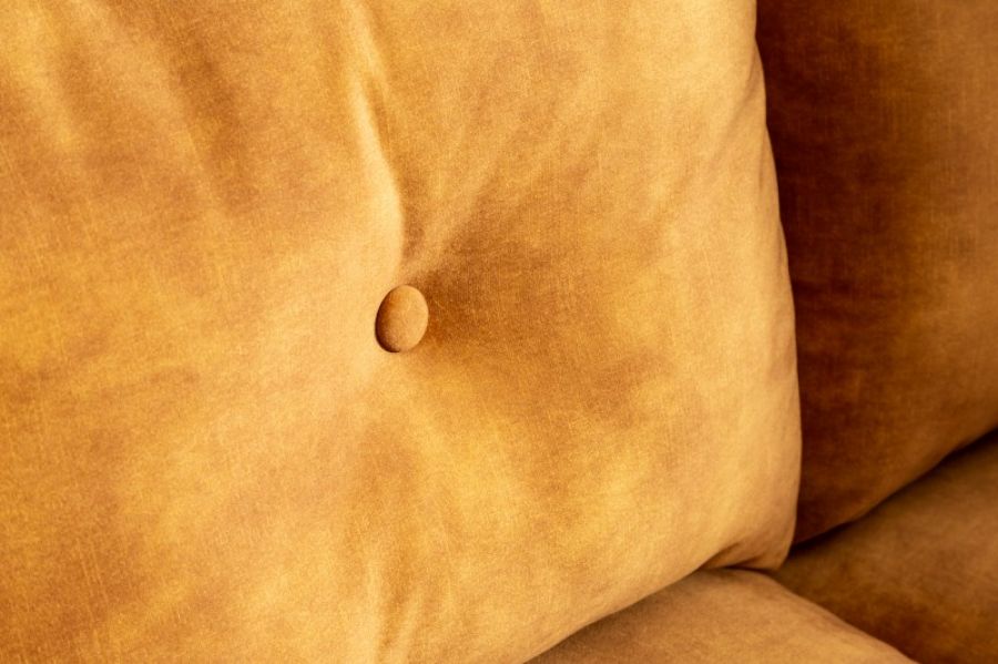 Sofa Marvelous musztardowa - Invicta Interior