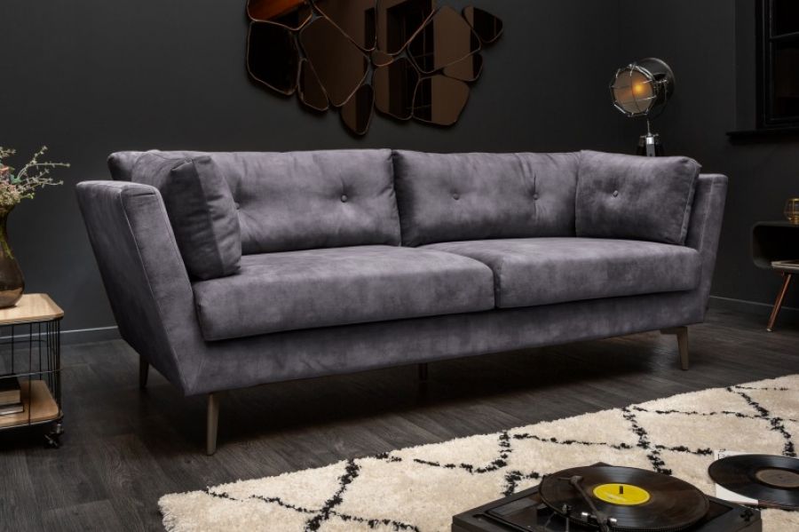 Sofa Marvelous szara - Invicta Interior
