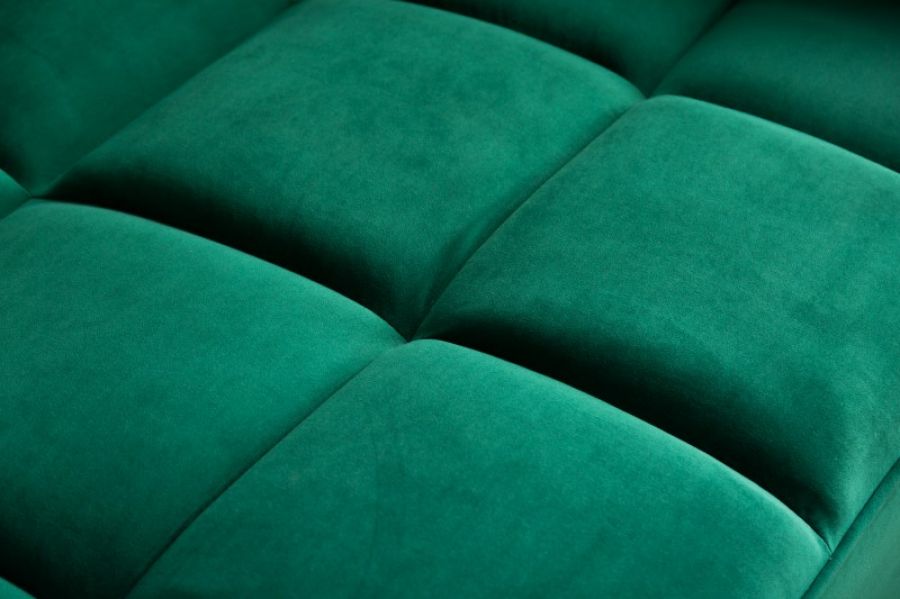 Sofa rozkładana Boutique aksamitna zielona - Invicta Interior