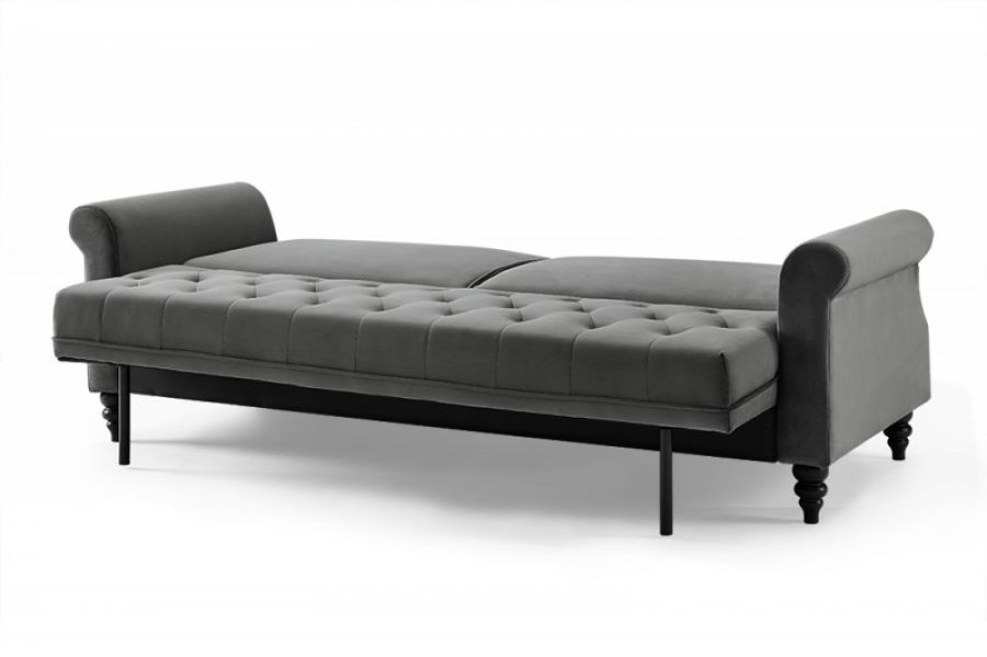 Sofa rozkładana Maison Belle II 220 cm szara   - Invicta Interior