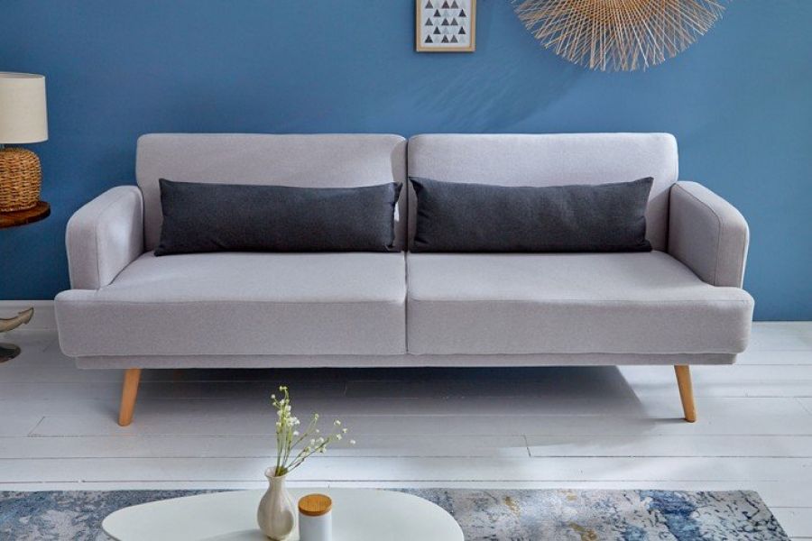 Sofa rozkładana Studio szara - Invicta Interior