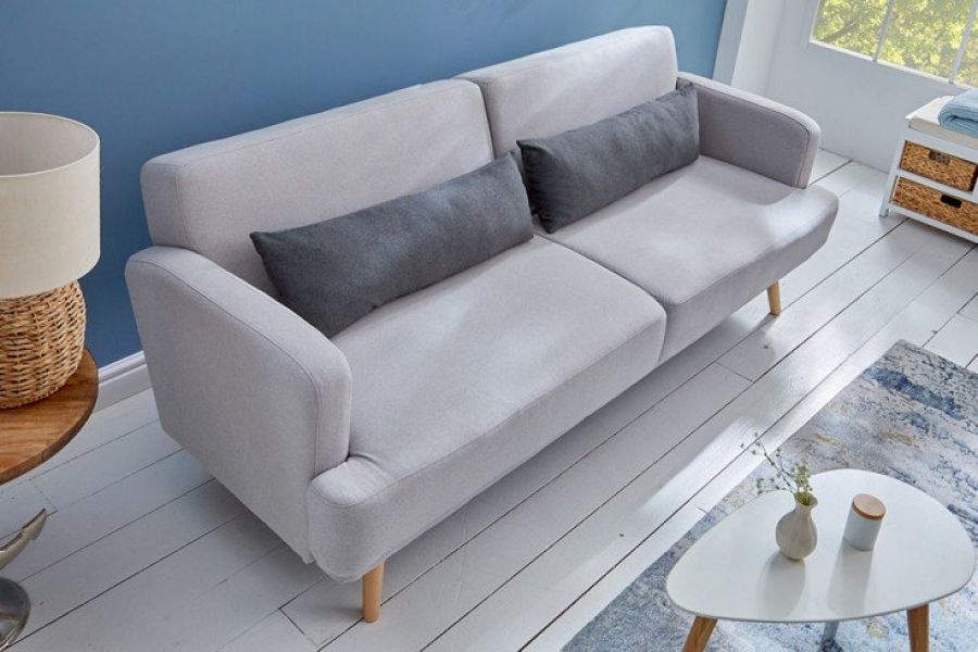 Sofa rozkładana Studio szara - Invicta Interior