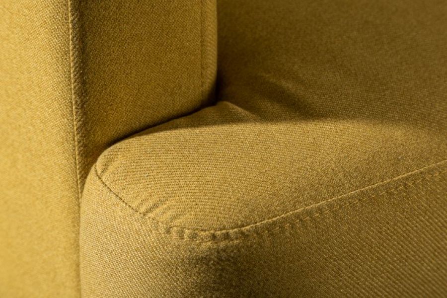 Sofa rozkładana Studio żółta musztardowa - Invicta Interior