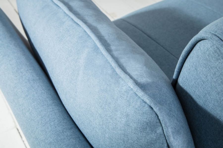 Sofa rozkładana Wersalka Divani niebieska - Invicta Interior