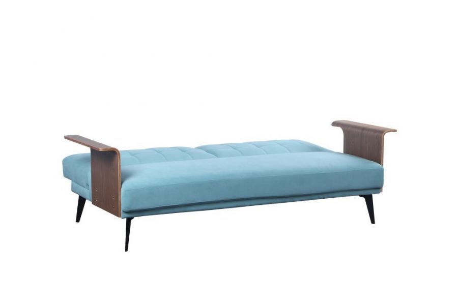 Sofa rozkładana wersalka Extravaganza niebiesko-miętowa - Item International