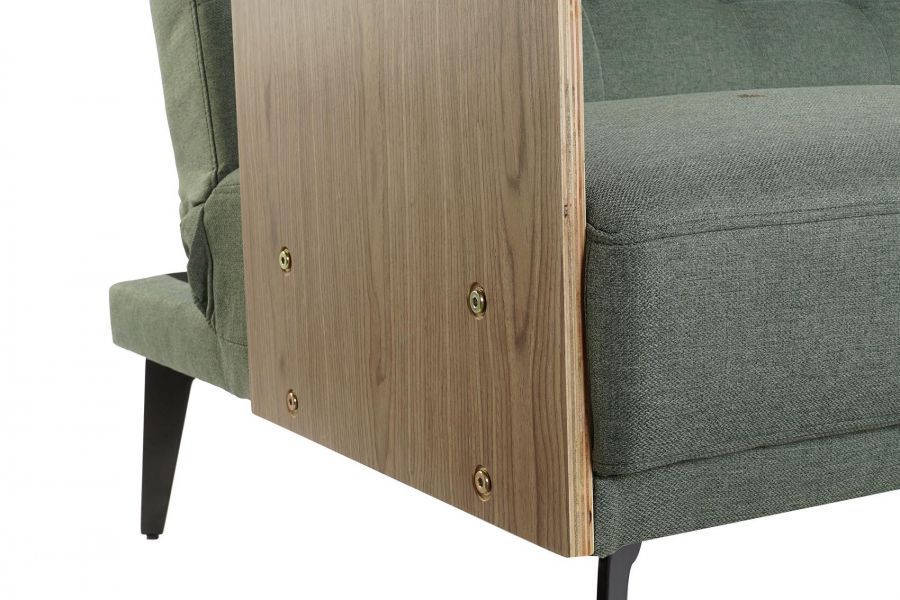 Sofa rozkładana wersalka Extravaganza zielona retro - Item International