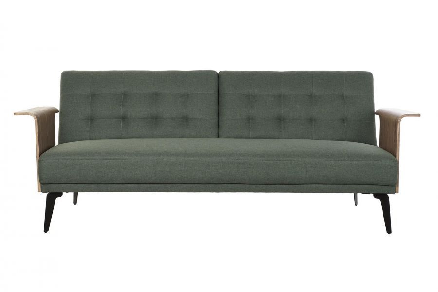 Sofa rozkładana wersalka Extravaganza zielona retro