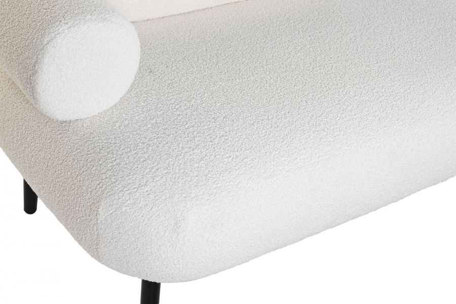 Sofa szezlong Teddy future boucle biała - Item International