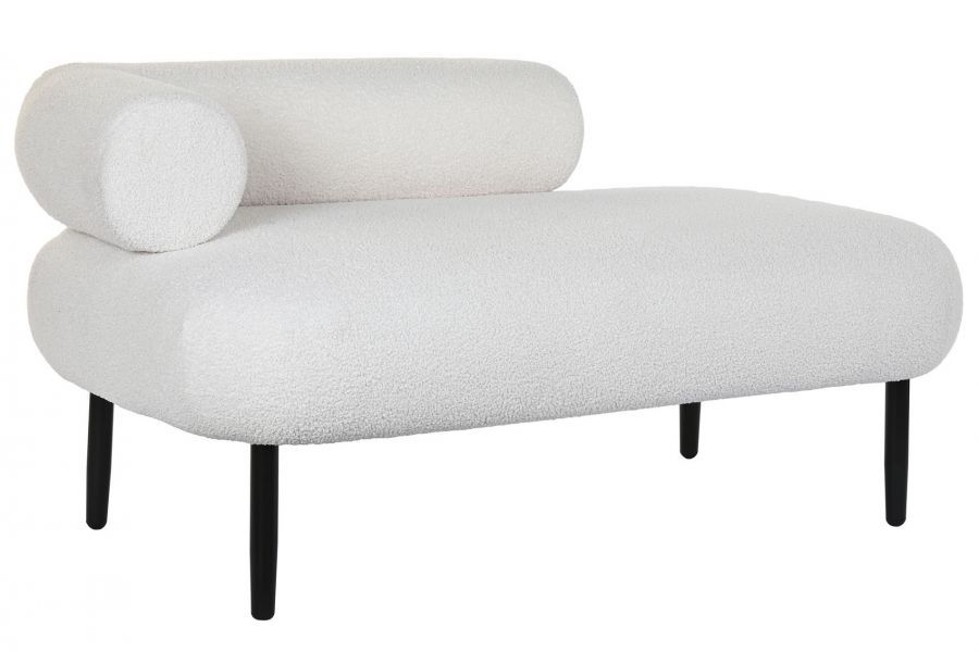 Sofa szezlong Teddy future boucle biała - Item International