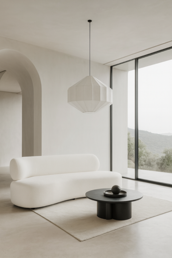 Sofa Teddy future boucle biała 193 cm - Item International