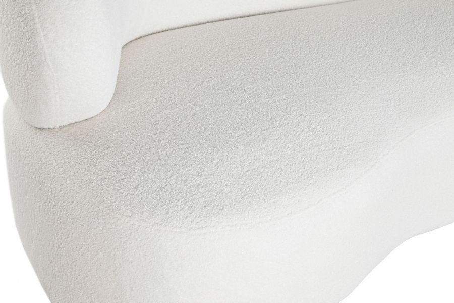 kat.II Sofa Teddy future boucle biała 193 cm - ekspozycyjna