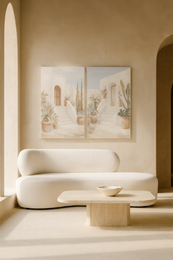 Sofa Teddy future boucle biała 193 cm - Item International