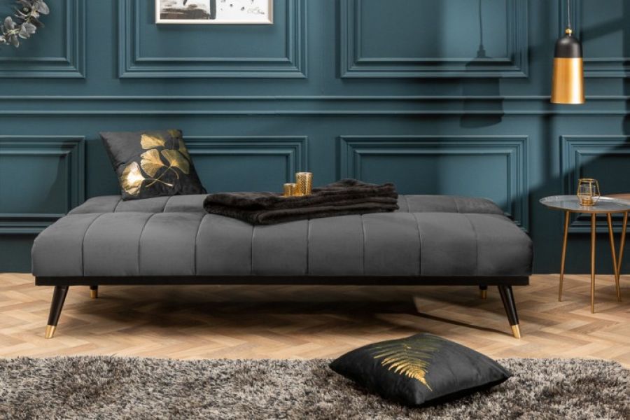 Sofa Wersalka Petit Beaute szara - Invicta Interior