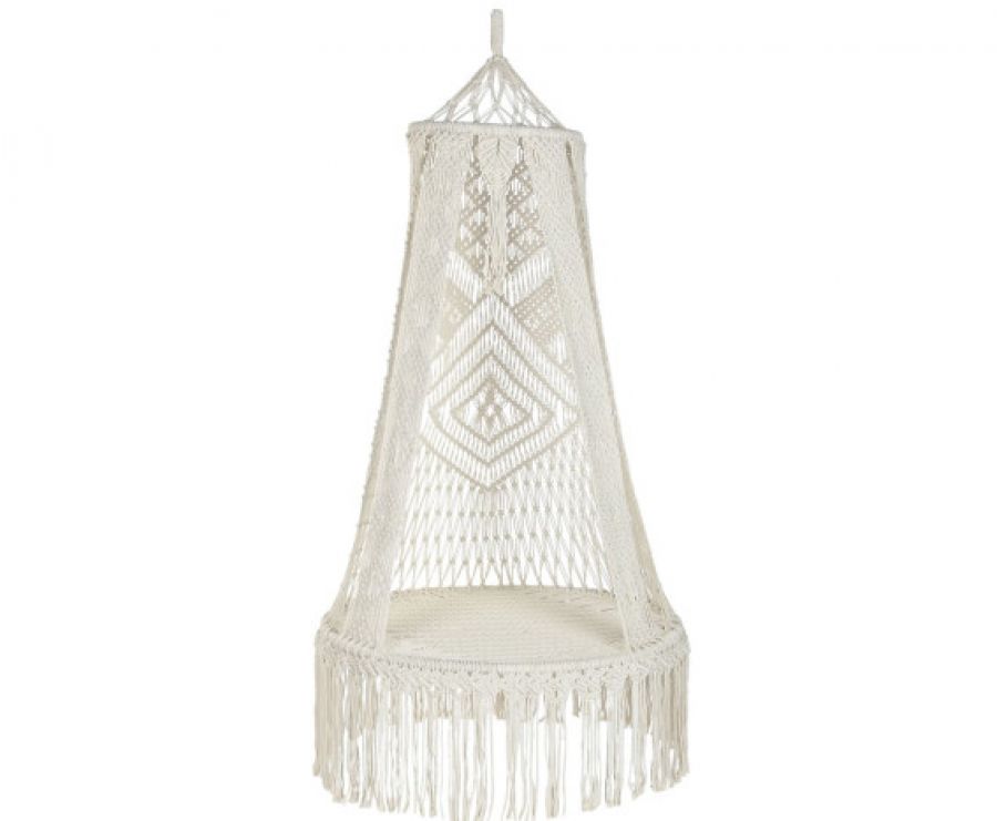 Sofa wisząca Makrama boho lux  - Item International