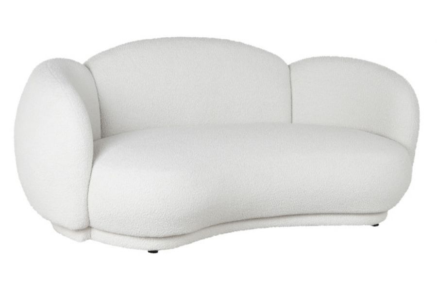 Sofa Japandi cloud boucle biała  - Item International
