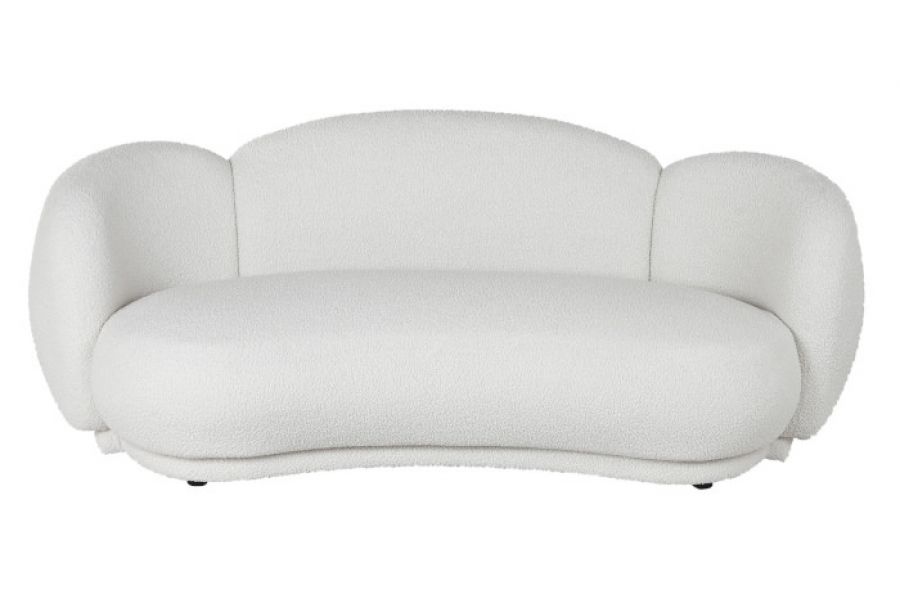 Sofa Japandi cloud boucle biała  - Item International