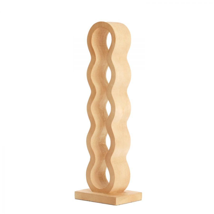 Stojak derwniany na wino Edlo 58 cm - Light & Living