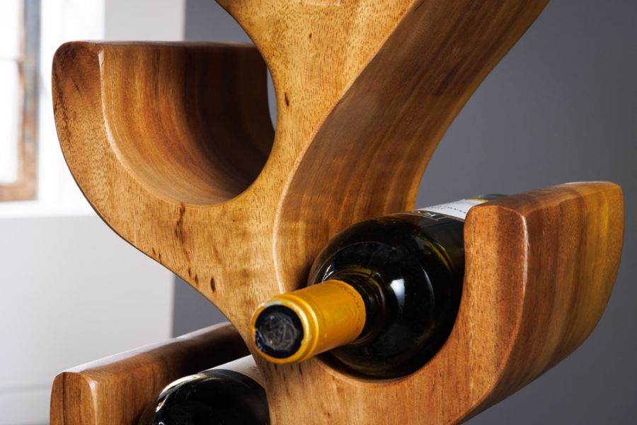 Stojak na wino drewniany Arte 100 cm - Invicta Interior