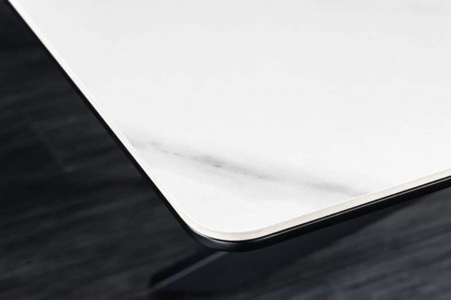 Stół Alpine rozkładany 160-200 cm ceramiczny marmur - Invicta Interior