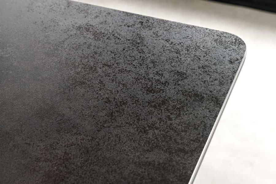 Stół Alpine rozkładany 160-200 cm ceramiczny marmur antracytowy - Invicta Interior