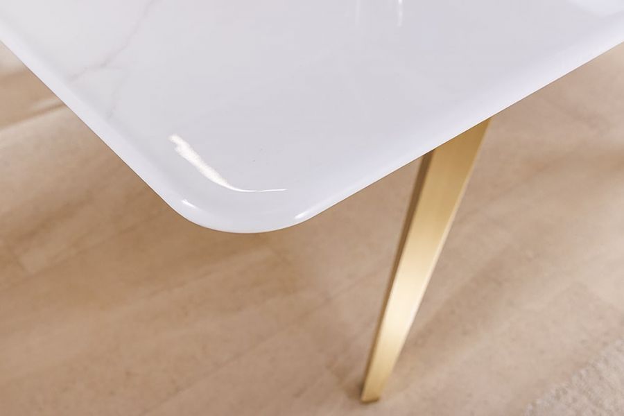 Stół Art Living 200 cm biały marmur  - Invicta Interior
