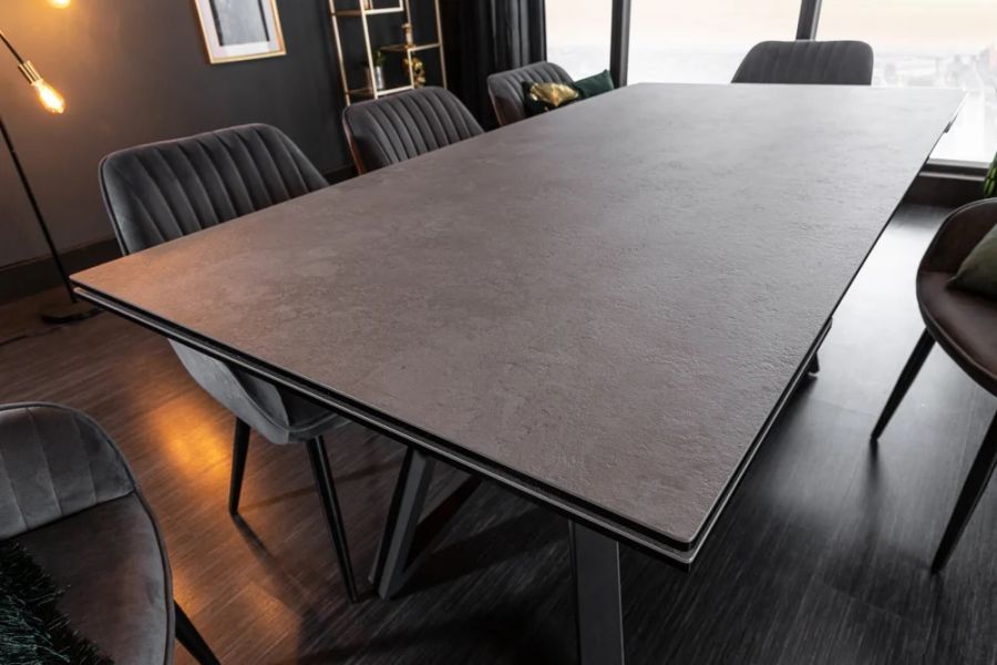  Stół Atlas rozkładany 180-220-260 cm ceramiczny beton - Invicta Interior