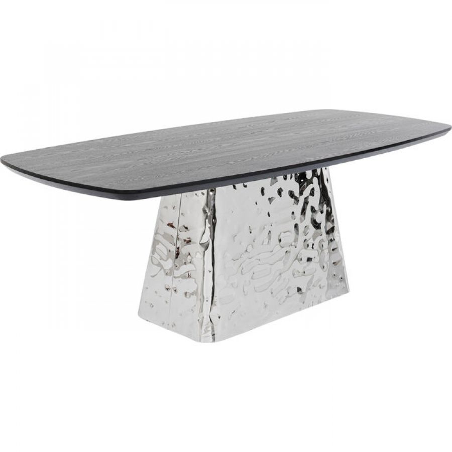 Stół Caldera srebrny chrom - Kare Design
