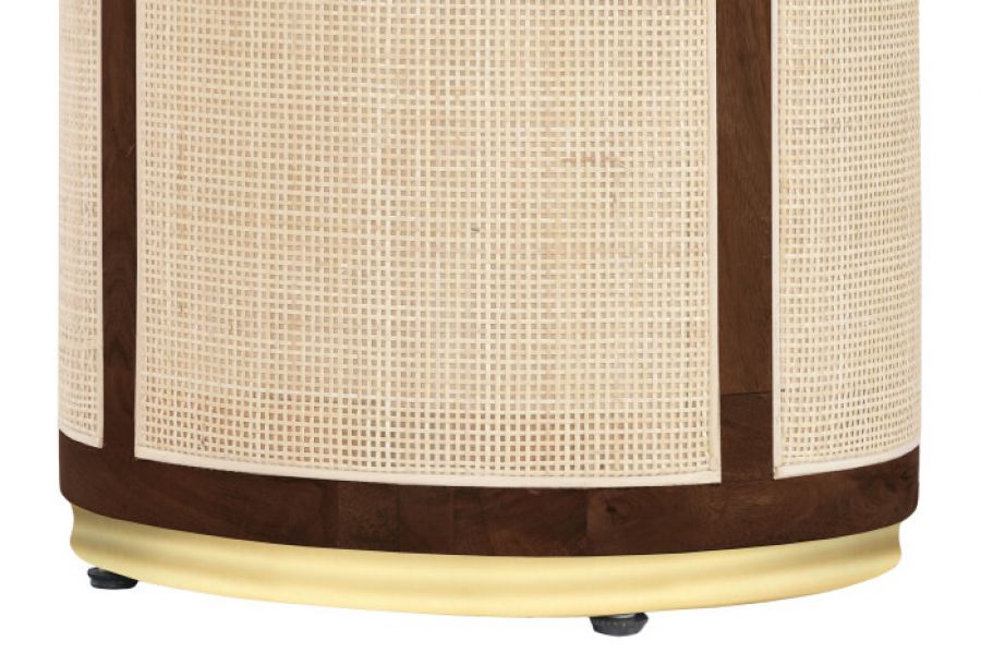 Stół Capri drewno mango rattan 200 cm - Item International